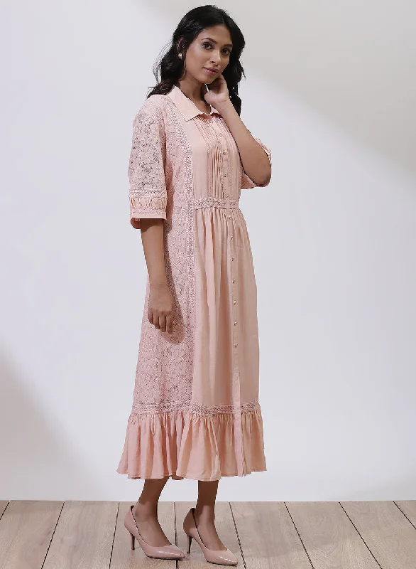 Pink Russell Net Dress