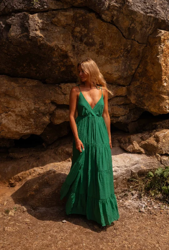 Robe Olympe - verte