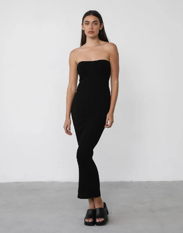 Mirabel Maxi Dress (Black)