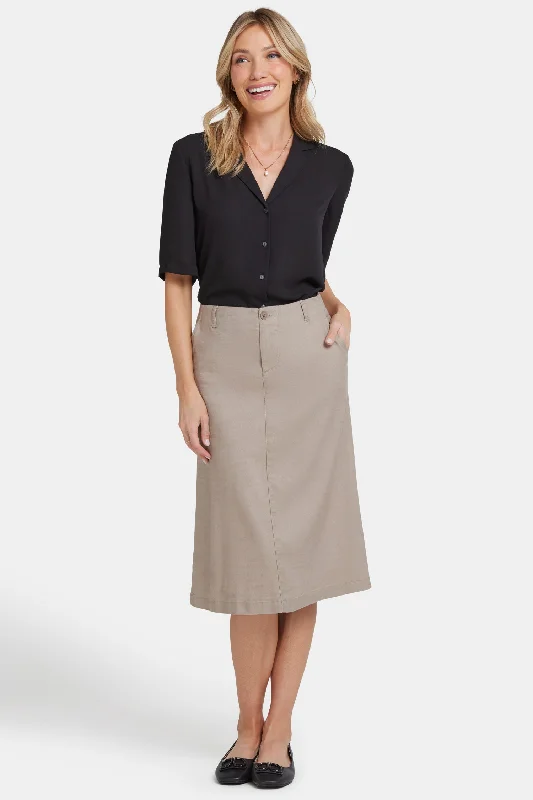 Marilyn A-Line Skirt - Saddlewood