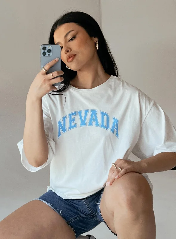 Nevada Graphic Tee White