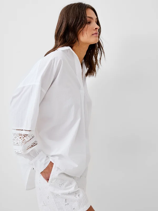 Rhodes Embroidered Long Sleeve Popover Shirt