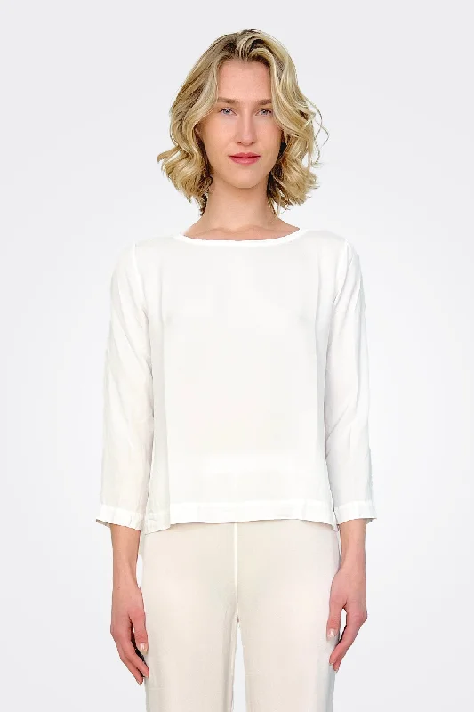 Silk Shirt - White