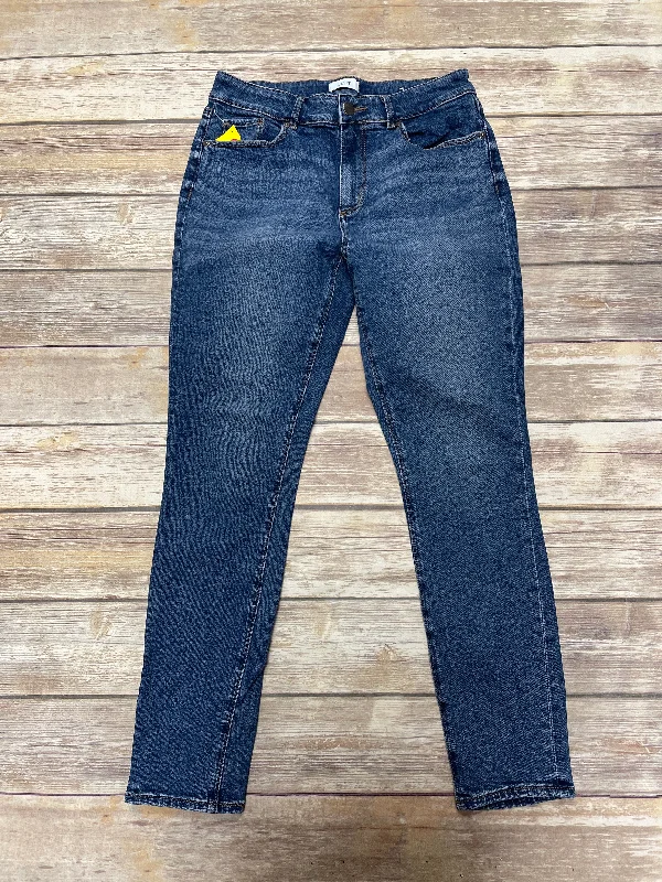 Jeans Cropped By Loft In Blue Denim, Size: 6