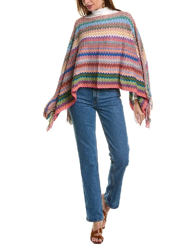 Missoni Wool-Blend Poncho