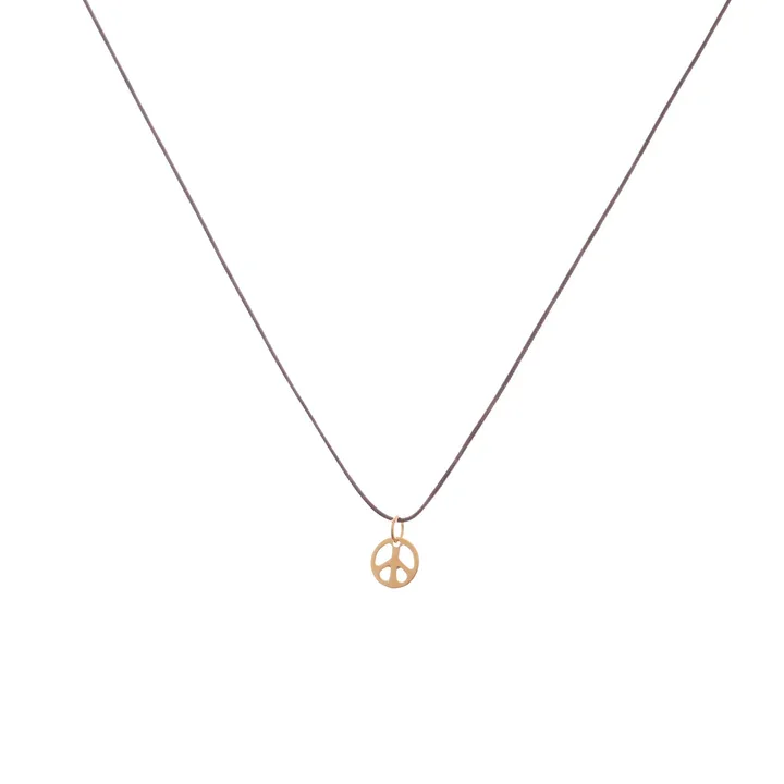 Women's Tiny Charm - Peace Necklace