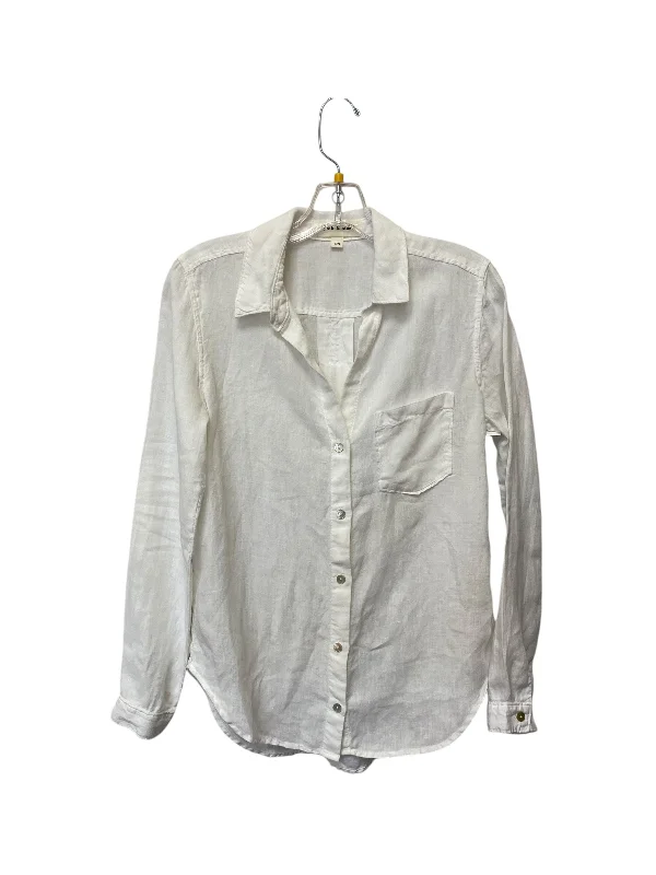 Top Long Sleeve By Cloth & Stone In White, Size: Xs