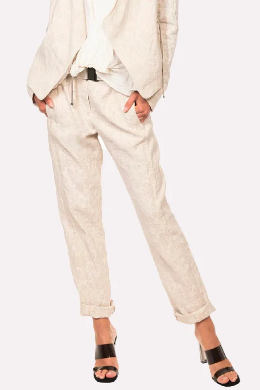 Belted Pants - Linen