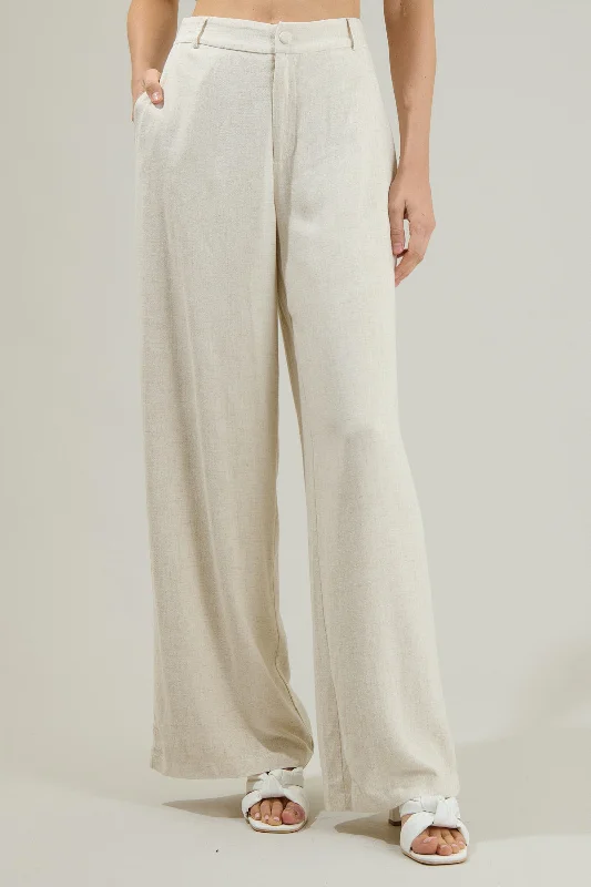 Presley Chelsea Belted Wide Leg Trousers