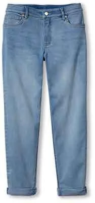 Tommy Bahama Women's Leila Indigo Med Rise Slim Boyfriend Jeans - Mid Blue Wash*