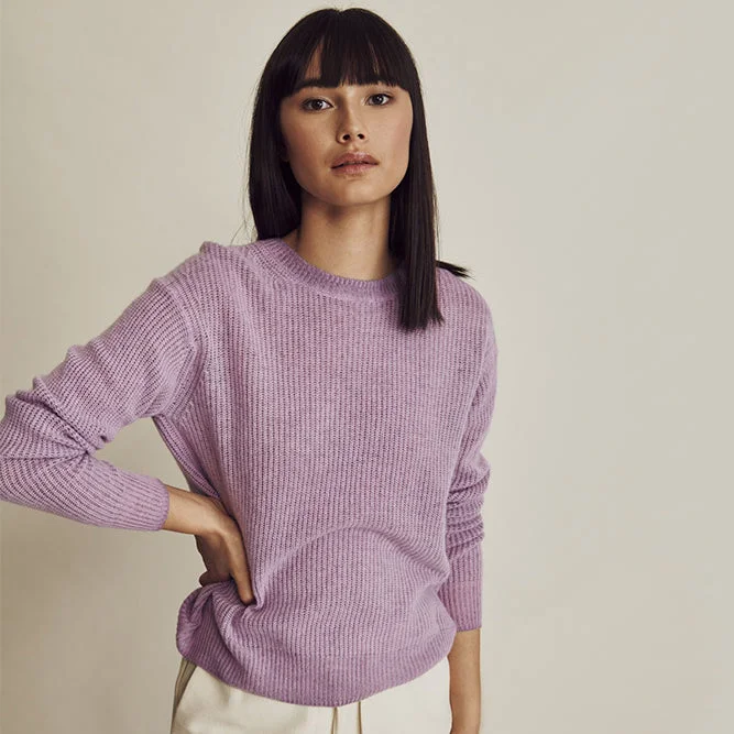 Akilah Cashmere Sweater (Wisteria)